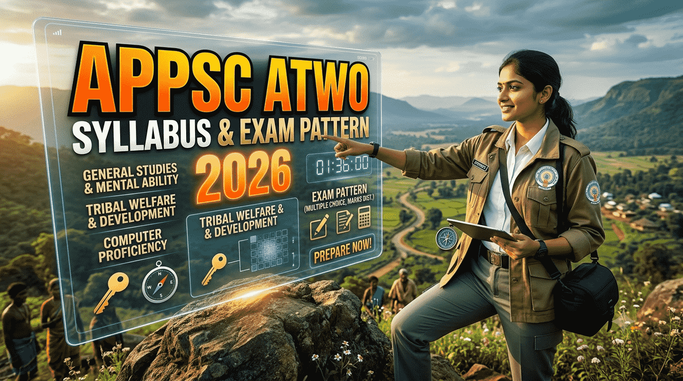 APPSC ATWO Syllabus & Exam Pattern 2026: Complete Subject-Wise Guide